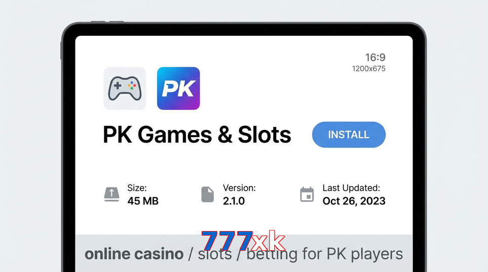 Game list for 777Xk gameapk section